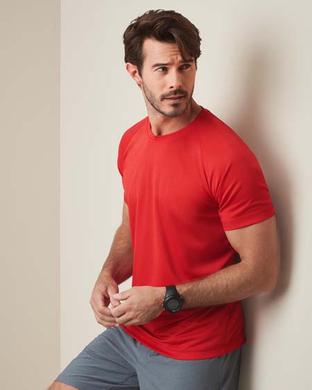 T-shirt con girocollo da uomo