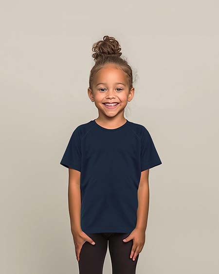 T-shirt con girocollo per bambini